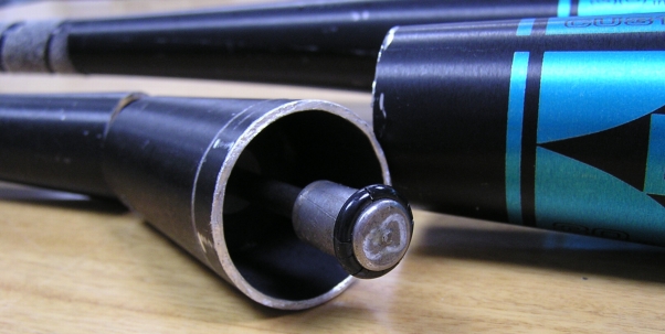 close up photograph showing the V.R.S. absorber