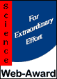 Science Web Award Seal for Extraordinary Effort